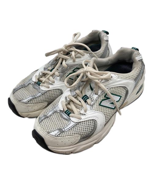 NEW BALANCE（ニューバランス）NEW BALANCE (ニューバランス) ローカットスニーカ MR530SX ホワイト×グリーン サイズ:23cmの古着・服飾アイテム