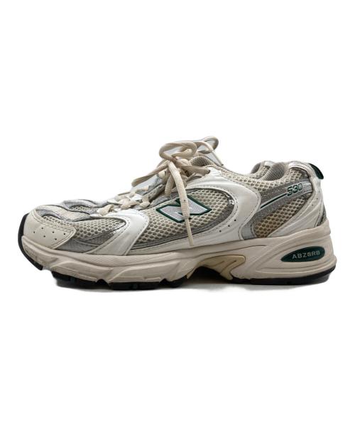 NEW BALANCE（ニューバランス）NEW BALANCE (ニューバランス) ローカットスニーカ MR530SX ホワイト×グリーン サイズ:23cmの古着・服飾アイテム