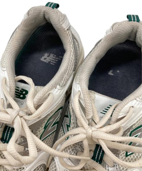 NEW BALANCE（ニューバランス）NEW BALANCE (ニューバランス) ローカットスニーカ MR530SX ホワイト×グリーン サイズ:23cmの古着・服飾アイテム