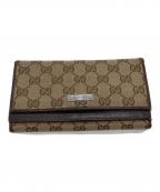 GUCCIグッチ）の古着「長財布 131888 2149」｜ブラウン