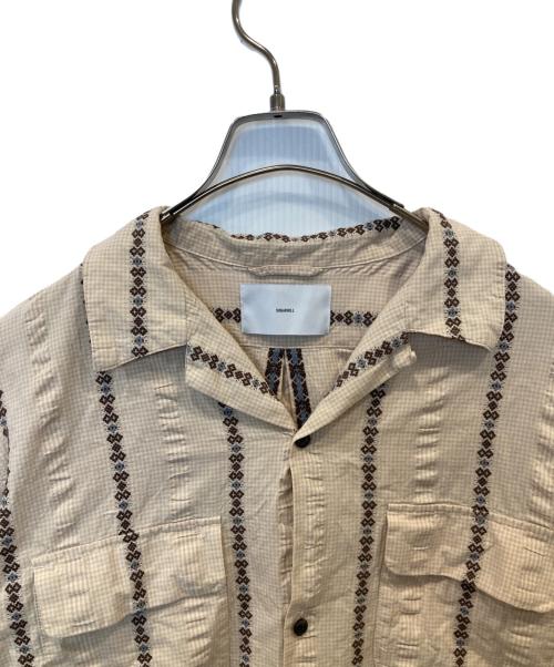 SUGARHILL（シュガーヒル）SUGARHILL (シュガーヒル) DOBBY OPEN COLLAR SHIRT ドビー オープンカラー シャツ 26440505 ベージュ サイズ:3の古着・服飾アイテム