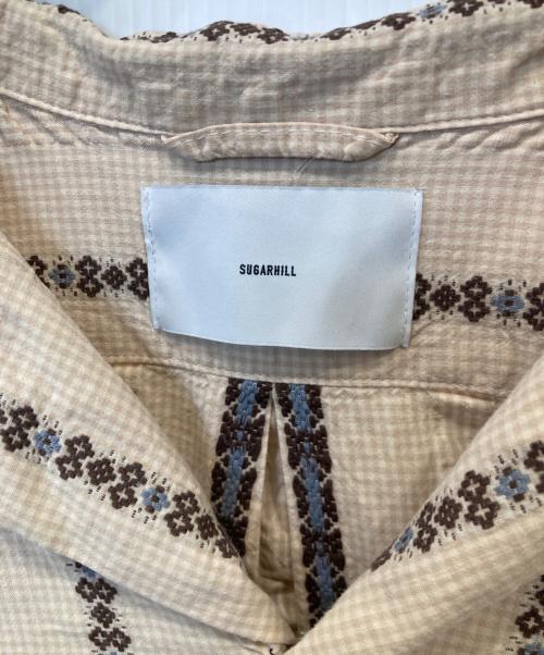 SUGARHILL（シュガーヒル）SUGARHILL (シュガーヒル) DOBBY OPEN COLLAR SHIRT ドビー オープンカラー シャツ 26440505 ベージュ サイズ:3の古着・服飾アイテム