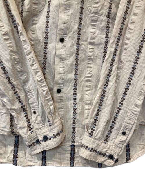 SUGARHILL（シュガーヒル）SUGARHILL (シュガーヒル) DOBBY OPEN COLLAR SHIRT ドビー オープンカラー シャツ 26440505 ベージュ サイズ:3の古着・服飾アイテム