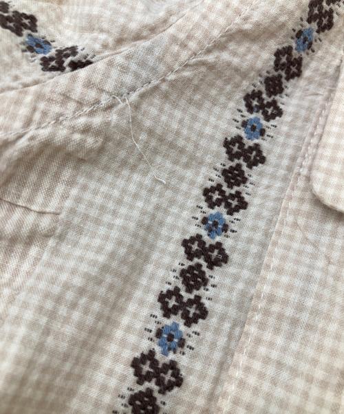 SUGARHILL（シュガーヒル）SUGARHILL (シュガーヒル) DOBBY OPEN COLLAR SHIRT ドビー オープンカラー シャツ 26440505 ベージュ サイズ:3の古着・服飾アイテム