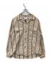 SUGARHILL（シュガーヒル）の古着「DOBBY OPEN COLLAR SHIRT ドビー オープンカラー シャツ 26440505」｜ベージュ
