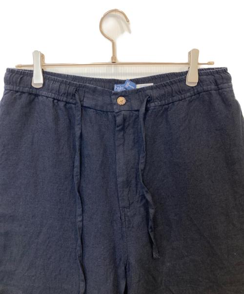 POLO RALPH LAUREN（ポロ・ラルフローレン）POLO RALPH LAUREN (ポロ・ラルフローレン) リネンパンツ ネイビー サイズ:Mの古着・服飾アイテム