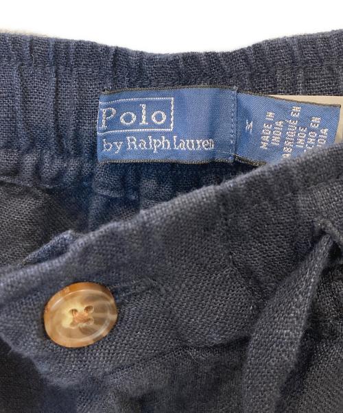 POLO RALPH LAUREN（ポロ・ラルフローレン）POLO RALPH LAUREN (ポロ・ラルフローレン) リネンパンツ ネイビー サイズ:Mの古着・服飾アイテム