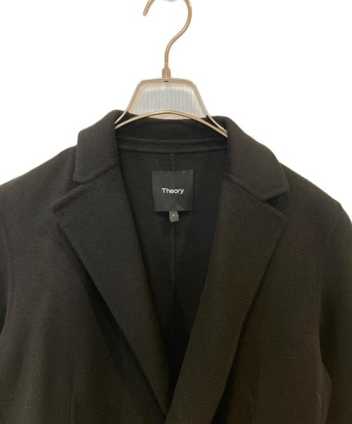 theory（セオリー）theory (セオリー) Luxe New Divide Belt Coat　01-2409600 ブラック サイズ:Pの古着・服飾アイテム
