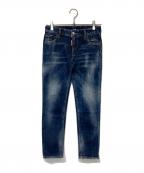 DSQUARED2ディースクエアード）の古着「デニムパンツ　S75LB0146 S30595」｜インディゴ
