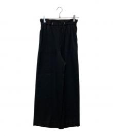 ANAYI（アナイ）の古着「ストレッチサテンポケットパンツ　10252112030」｜ブラック