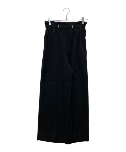 ANAYI（アナイ）ANAYI (アナイ) ストレッチサテンポケットパンツ　10252112030 ブラック サイズ:36の古着・服飾アイテム