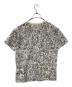 PLAY COMME des GARCONS (プレイコムデギャルソン) 総柄プリントTシャツ　AZ-T156 ホワイト×ブラック サイズ:L：7000円