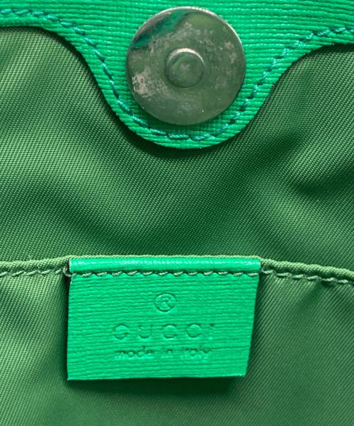 GUCCI（グッチ）GUCCI (グッチ) Childrens Collection GGスプリームハンドバッグ　410812 グリーンの古着・服飾アイテム