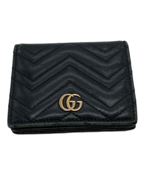 GUCCI（グッチ）GUCCI (グッチ) カードケース 443125 0416 ブラックの古着・服飾アイテム