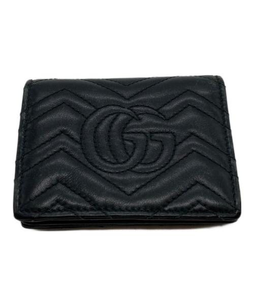 GUCCI（グッチ）GUCCI (グッチ) カードケース 443125 0416 ブラックの古着・服飾アイテム