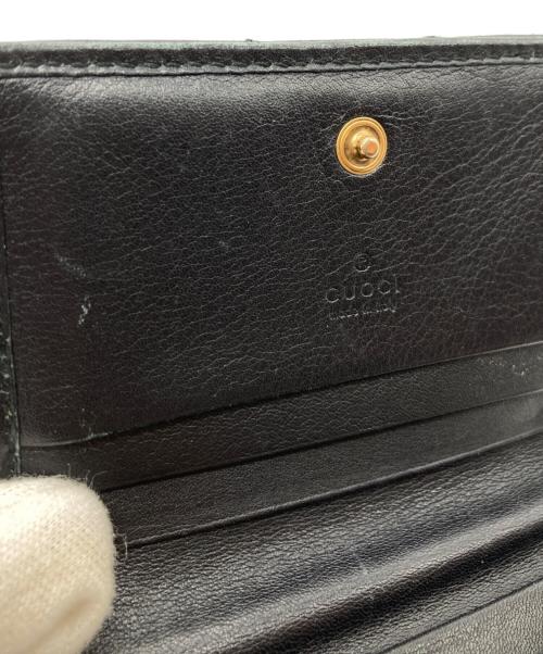 GUCCI（グッチ）GUCCI (グッチ) カードケース 443125 0416 ブラックの古着・服飾アイテム