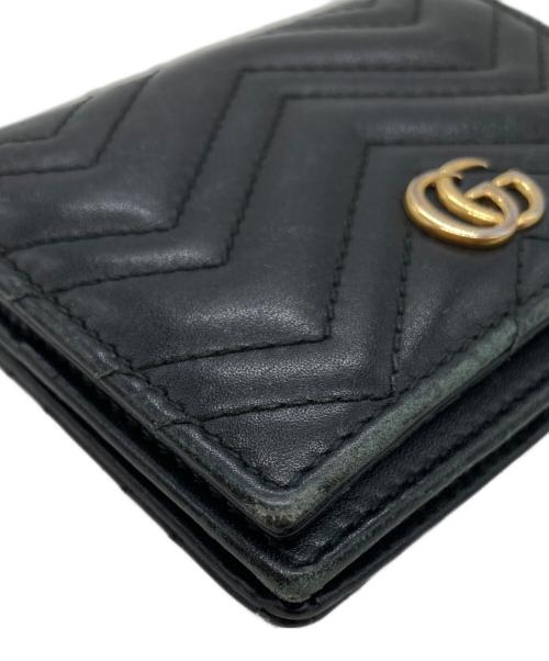 GUCCI（グッチ）GUCCI (グッチ) カードケース 443125 0416 ブラックの古着・服飾アイテム