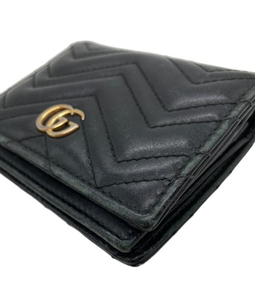 GUCCI（グッチ）GUCCI (グッチ) カードケース 443125 0416 ブラックの古着・服飾アイテム