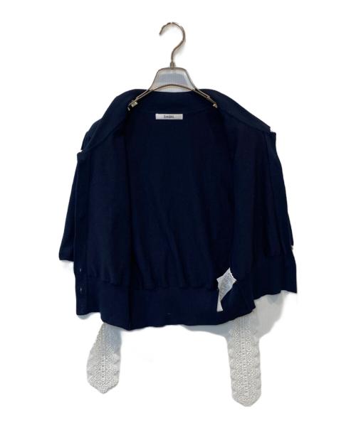 Snidel（スナイデル）Snidel (スナイデル) レースボウタイニットプルオーバー　SWNT264044 ブラック サイズ:ONEの古着・服飾アイテム