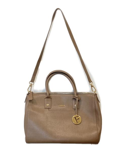 FURLA（フルラ）FURLA (フルラ) 2WAYバッグ ベージュの古着・服飾アイテム