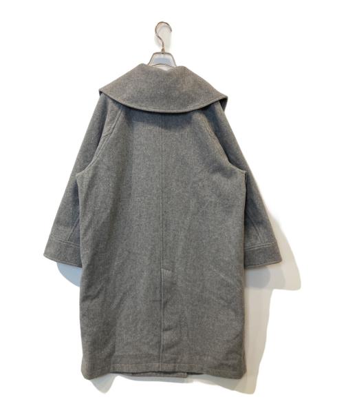 BLACK by moussy（ブラックバイマウジー）BLACK by moussy (ブラックバイマウジー) ビッグカラーコート 070FA130-0070 グレー サイズ:1の古着・服飾アイテム