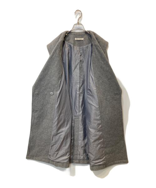 BLACK by moussy（ブラックバイマウジー）BLACK by moussy (ブラックバイマウジー) ビッグカラーコート 070FA130-0070 グレー サイズ:1の古着・服飾アイテム