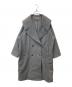 BLACK by moussy（ブラックバイマウジー）の古着「ビッグカラーコート 070FA130-0070」｜グレー