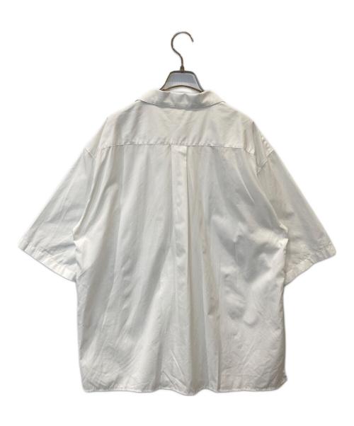 awasa（アワサ）awasa (アワサ) open collar s/s shirt オープンカラー・ショートスリーブ・シャツ aws5-sh002 ホワイト サイズ:2の古着・服飾アイテム