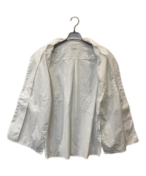 awasa（アワサ）awasa (アワサ) open collar s/s shirt オープンカラー・ショートスリーブ・シャツ aws5-sh002 ホワイト サイズ:2の古着・服飾アイテム