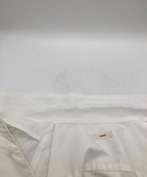awasa（アワサ）awasa (アワサ) open collar s/s shirt オープンカラー・ショートスリーブ・シャツ aws5-sh002 ホワイト サイズ:2の古着・服飾アイテム