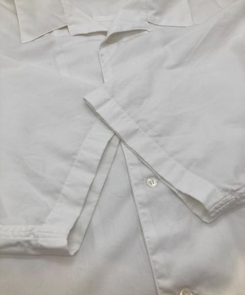 awasa（アワサ）awasa (アワサ) open collar s/s shirt オープンカラー・ショートスリーブ・シャツ aws5-sh002 ホワイト サイズ:2の古着・服飾アイテム