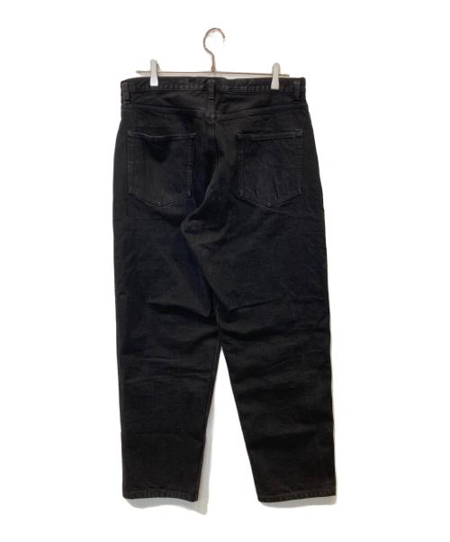 COMOLI（コモリ）COMOLI (コモリ) ブラックデニム テーパードパンツ　C03-03005 ブラック サイズ:2の古着・服飾アイテム