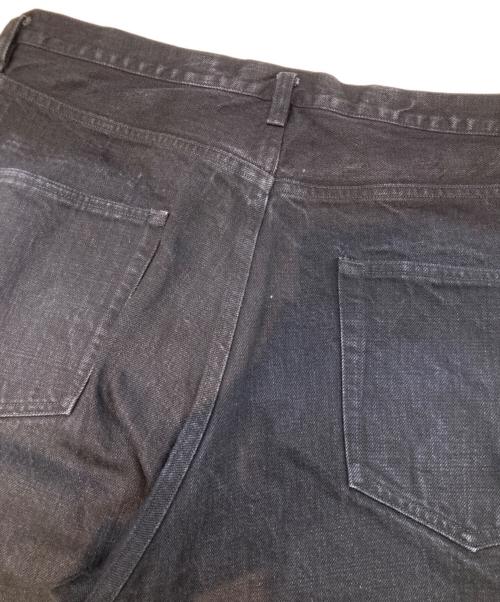 COMOLI（コモリ）COMOLI (コモリ) ブラックデニム テーパードパンツ　C03-03005 ブラック サイズ:2の古着・服飾アイテム