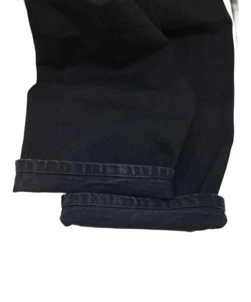 COMOLI（コモリ）COMOLI (コモリ) ブラックデニム テーパードパンツ　C03-03005 ブラック サイズ:2の古着・服飾アイテム