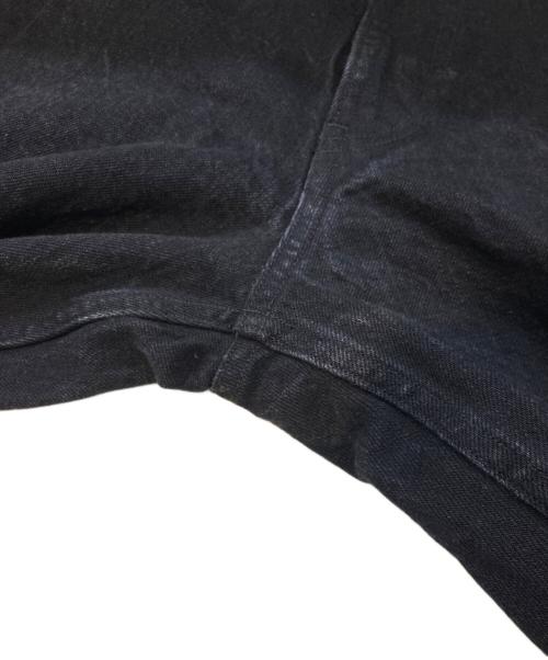 COMOLI（コモリ）COMOLI (コモリ) ブラックデニム テーパードパンツ　C03-03005 ブラック サイズ:2の古着・服飾アイテム