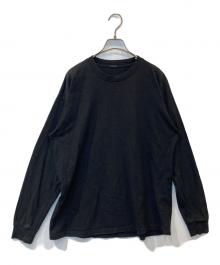 COMOLI（コモリ）の古着「コットンジャージ 長袖Tシャツ　Z01-05026」｜ブラック