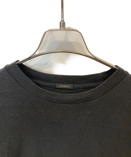 COMOLI（コモリ）COMOLI (コモリ) コットンジャージ 長袖Tシャツ　Z01-05026 ブラック サイズ:3の古着・服飾アイテム