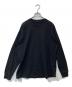 COMOLI（コモリ）の古着「コットンジャージ 長袖Tシャツ　Z01-05026」｜ブラック