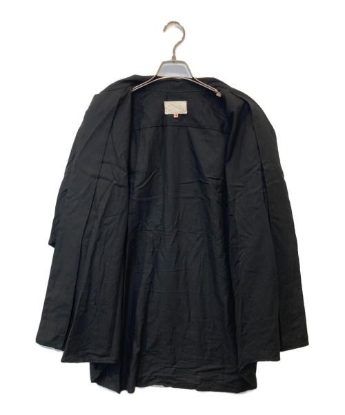 yokosakamoto（ヨウコサカモト）yokosakamoto (ヨウコサカモト) OPEN COLLAR S/S SHIRT オープンカラー・ショートスリーブ・シャツ YS-26SS-49 ブラック サイズ:Mの古着・服飾アイテム