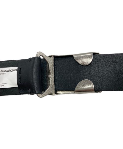 COMME des GARCONS HOMME（コムデギャルソン オム）COMME des GARCONS HOMME (コムデギャルソン オム) オイルスムースベルト HQ-K301 ブラック 未使用品の古着・服飾アイテム