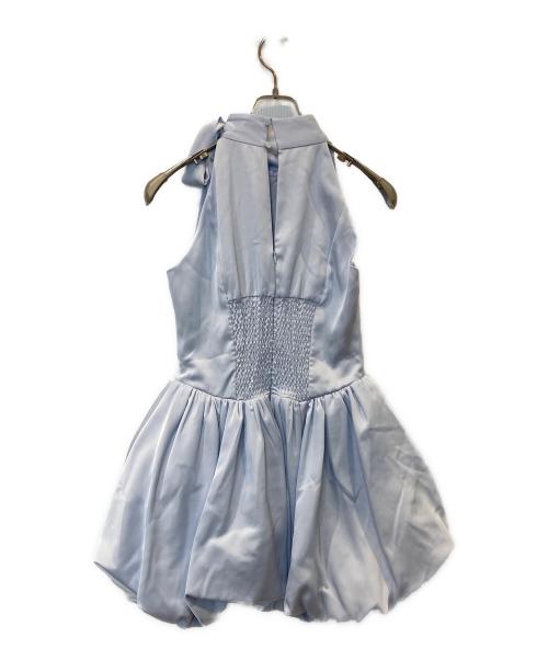 Snidel（スナイデル）Snidel (スナイデル) ボリュームバルーンミニドレス SWFO262080 ブルー 未使用品の古着・服飾アイテム