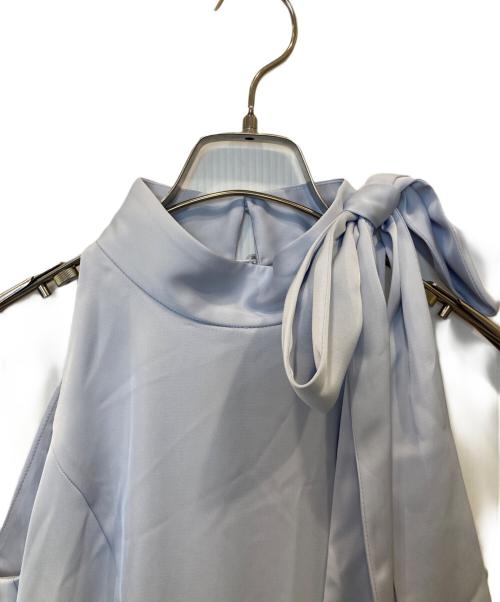 Snidel（スナイデル）Snidel (スナイデル) ボリュームバルーンミニドレス SWFO262080 ブルー 未使用品の古着・服飾アイテム