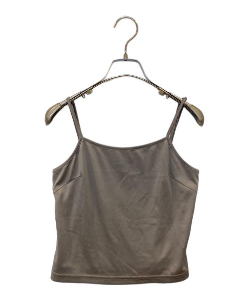 Snidel（スナイデル）Snidel (スナイデル) Sustainableチュールペプラムブラウス SWFB261180 グレー サイズ:FREEの古着・服飾アイテム