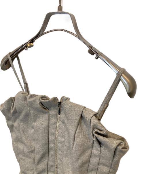 Snidel（スナイデル）Snidel (スナイデル) ペプラムタックビスチェ SWFB262109 ベージュ サイズ:FREEの古着・服飾アイテム