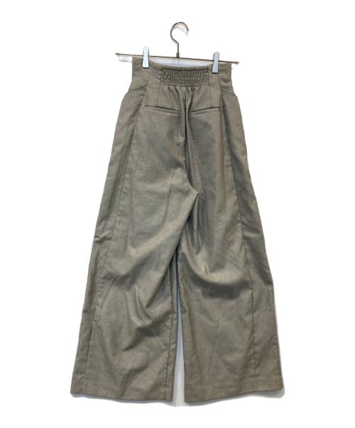Snidel（スナイデル）Snidel (スナイデル) タックドレープワイドパンツ SWFP262119 ベージュの古着・服飾アイテム