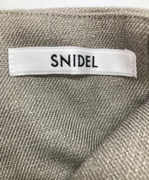 Snidel（スナイデル）Snidel (スナイデル) タックドレープワイドパンツ SWFP262119 ベージュの古着・服飾アイテム