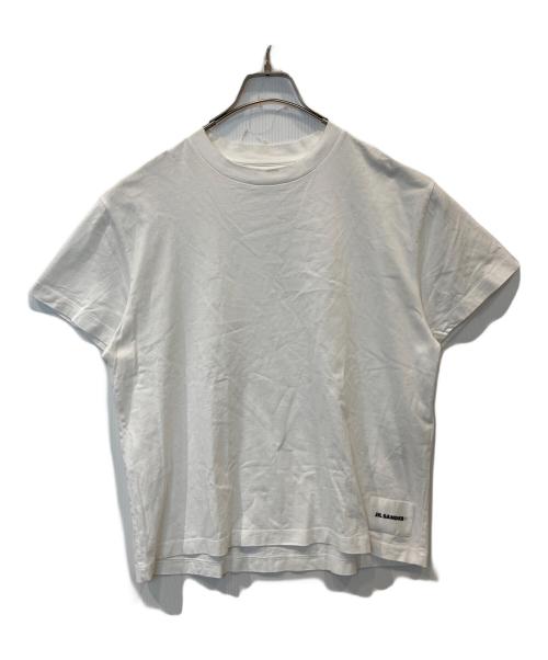 JIL SANDER+（ジルサンダープラス）JIL SANDER+ (ジルサンダープラス) ロゴラベルミニTEE　J40GC0001 ホワイト サイズ:Mの古着・服飾アイテム