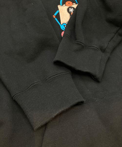 VAULTT ROOM（ボルトルーム）VAULTT ROOM (ボルトルーム) RHINESTONE LOGO HOODIE ラインストーン・ロゴ・フーディー  ブラック サイズ:XLの古着・服飾アイテム