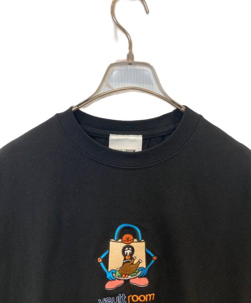 vault room（ボルトルーム）vault room (ボルトルーム) CHICKEN TEE ブラック サイズ:XLの古着・服飾アイテム