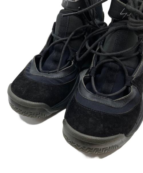 YOHJI YAMAMOTO（ヨウジヤマモト）YOHJI YAMAMOTO (ヨウジヤマモト) adidas (アディダス) YY STRAP BBALL HIGH BB3808 ブラック サイズ:23cmの古着・服飾アイテム